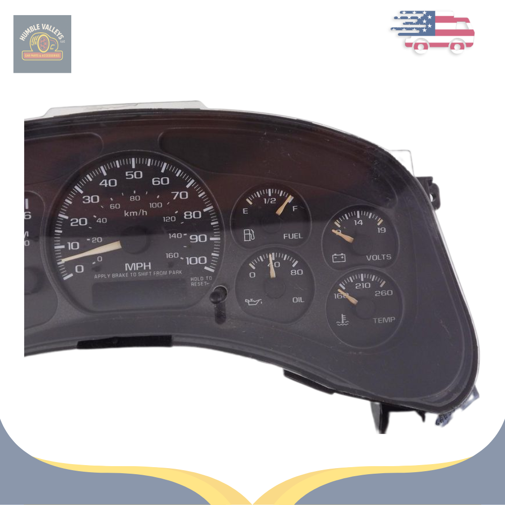 2000–2002 Chevrolet Tahoe Speedometer Speedo Cluster MPH OEM — view 3