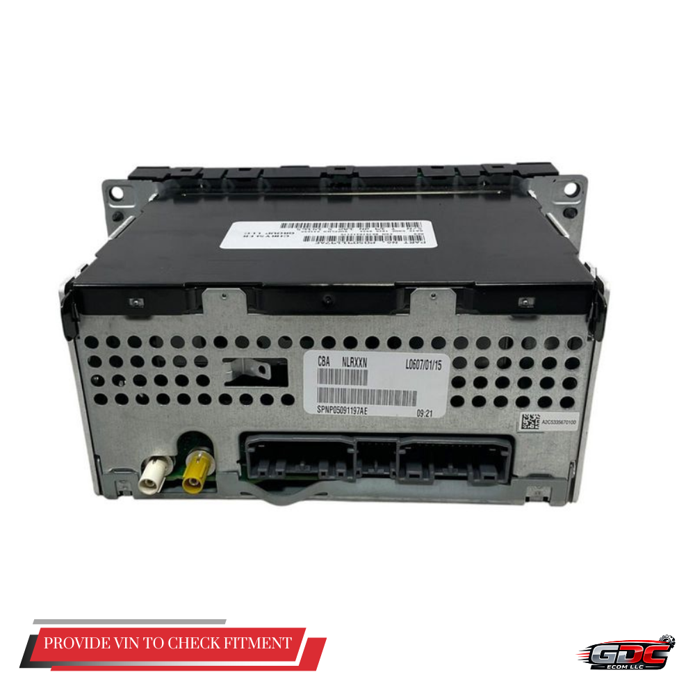 2012–2017 Jeep Patriot AM-FM-CD-MP3 Player Satellite Radio Receiver OEM — view 3