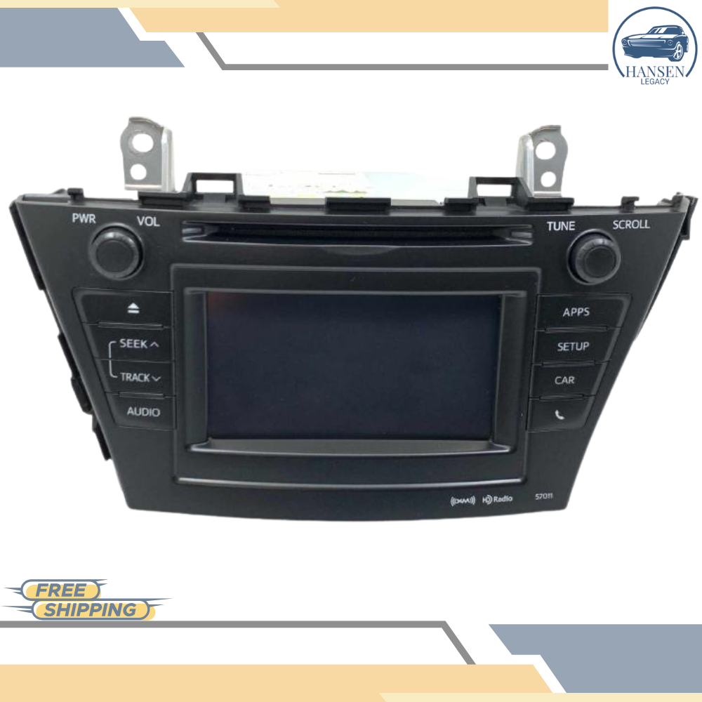 2012–2014 Toyota PRIUS Touch Screen Stereo AM FM XM HD Radio CD Player 57011 OEM — view 1