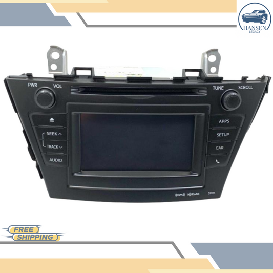 2012–2014 Toyota PRIUS Touch Screen Stereo AM FM XM HD Radio CD Player 57011 OEM — view 1