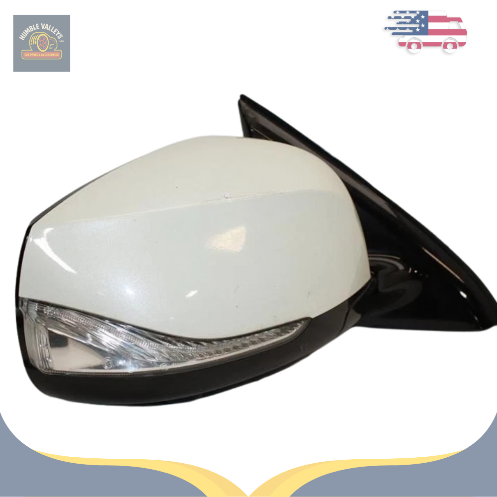 2017–2020 Infiniti QX60 Right Passenger Side Door Mirror Assembly White OEM — view 1
