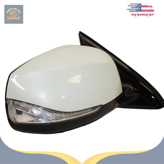 2017–2020 Infiniti QX60 Right Passenger Side Door Mirror Assembly White OEM — view 1