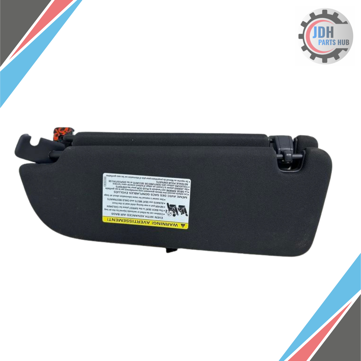 2017–2020 Audi Q7 RH Passenger Sun Visor Illuminated OEM — view 5