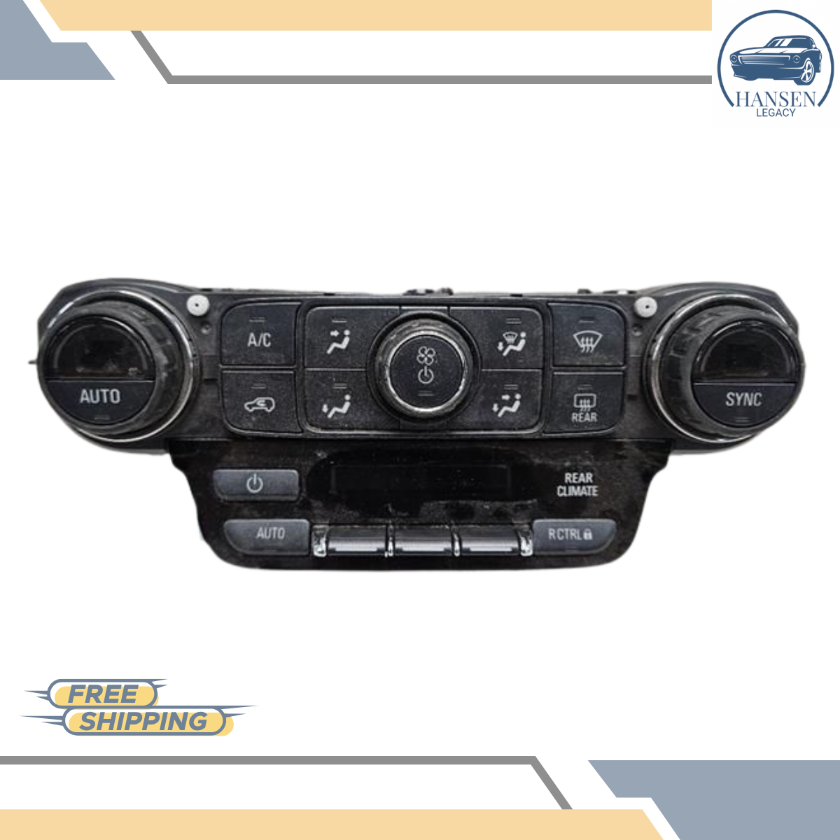 2015–2017 Chevrolet Tahoe A/C AC Heater Temperature Climate Control ID 23251607 — view 3