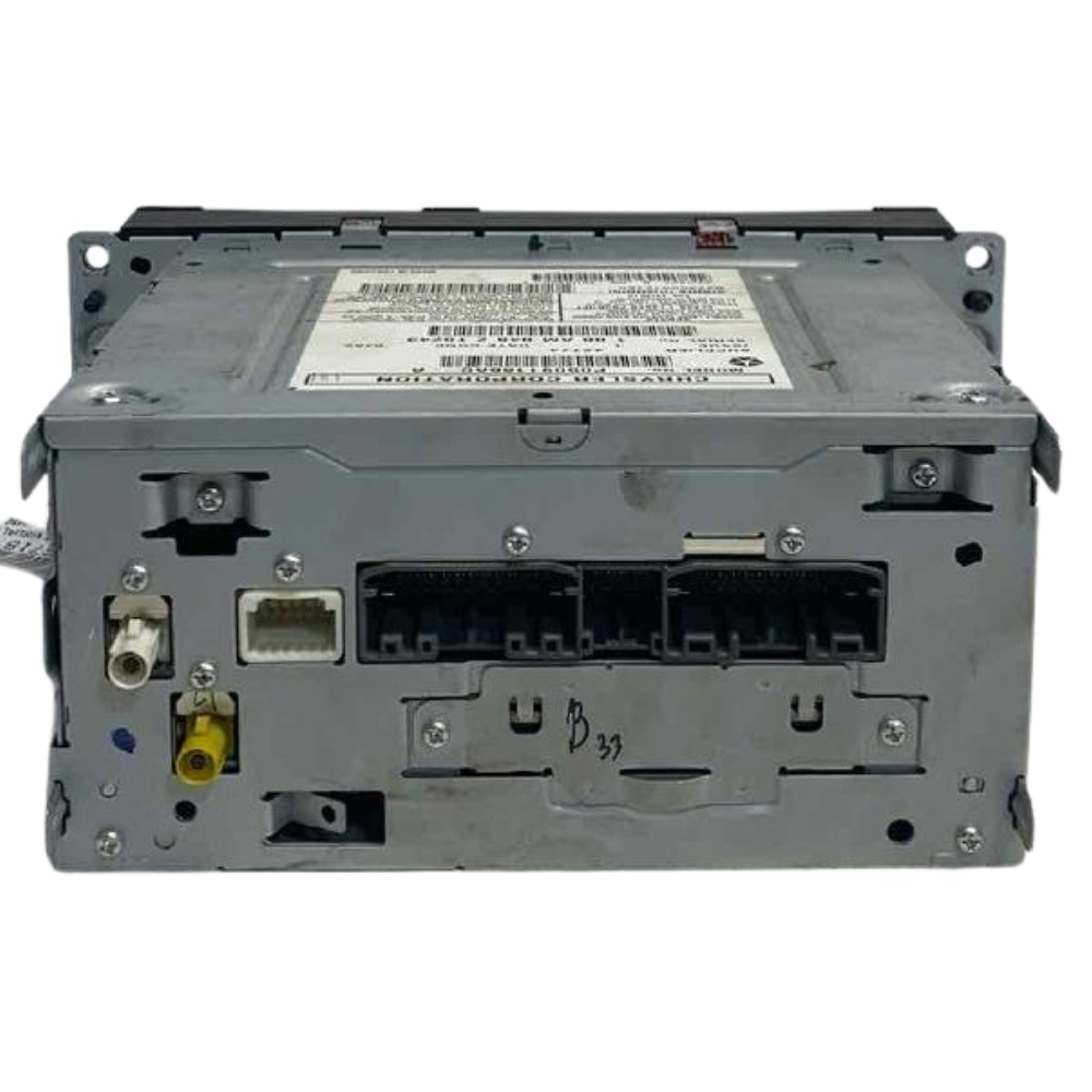 2012 Jeep Liberty AM FM CD AUX DVD Navigation Radio RHB W SATELLITE OEM 12 — view 3