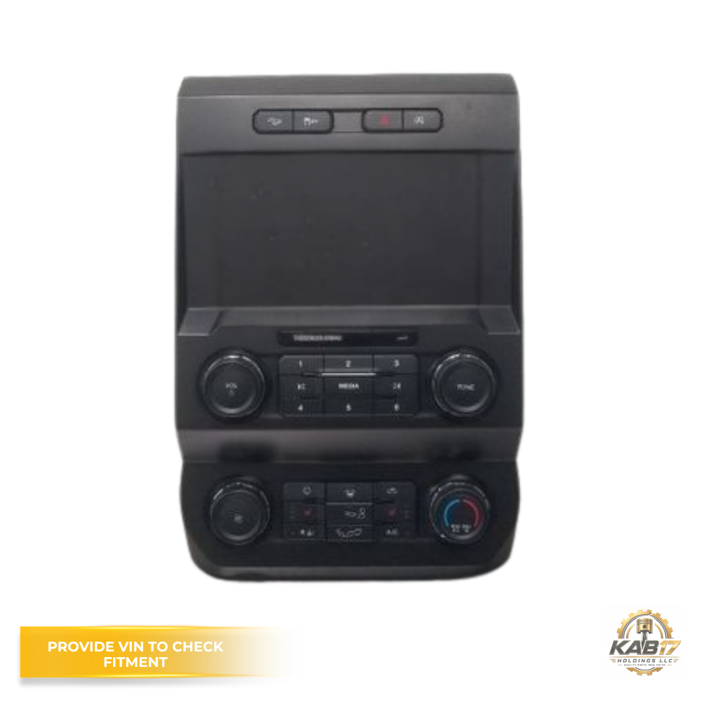 2019–2020 Ford F150 Radio Control Panel AC Heater Controls OEM KL3T-18E243-CD<wbr/>E — view 1