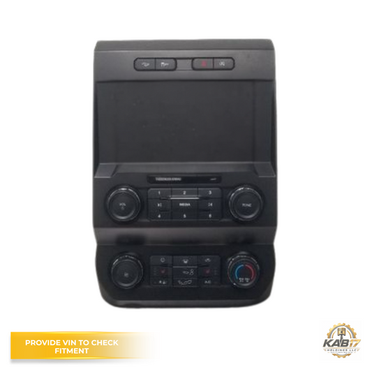 2019–2020 Ford F150 Radio Control Panel AC Heater Controls OEM KL3T-18E243-CD<wbr/>E — view 1