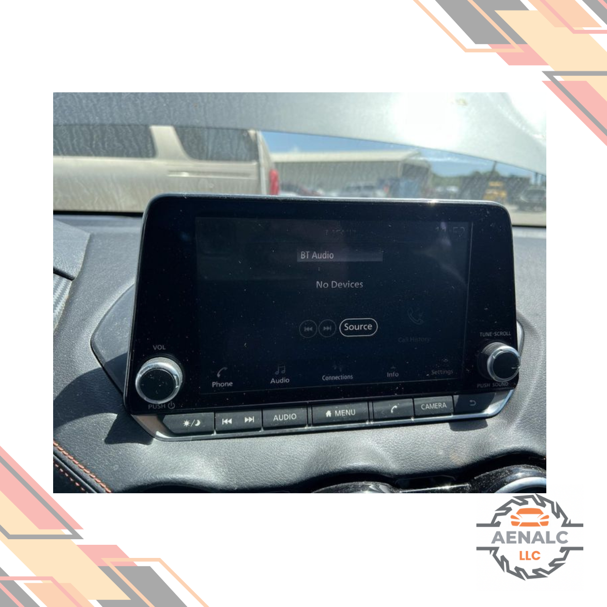 2020–2022 Nissan Sentra 8" Audio Display Radio Receiver without Navigation — view 1