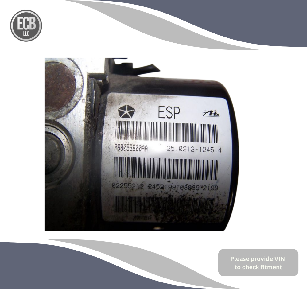 2009–2010 Chrysler Town & Country ABS Anti-Lock Brake Pump Module Assembly OEM — view 2