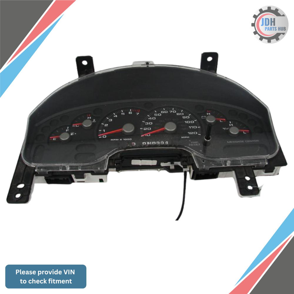 2004–2005 Ford Explorer Sport Trac Speedometer Cluster MPH with Message Center Oem — view 1