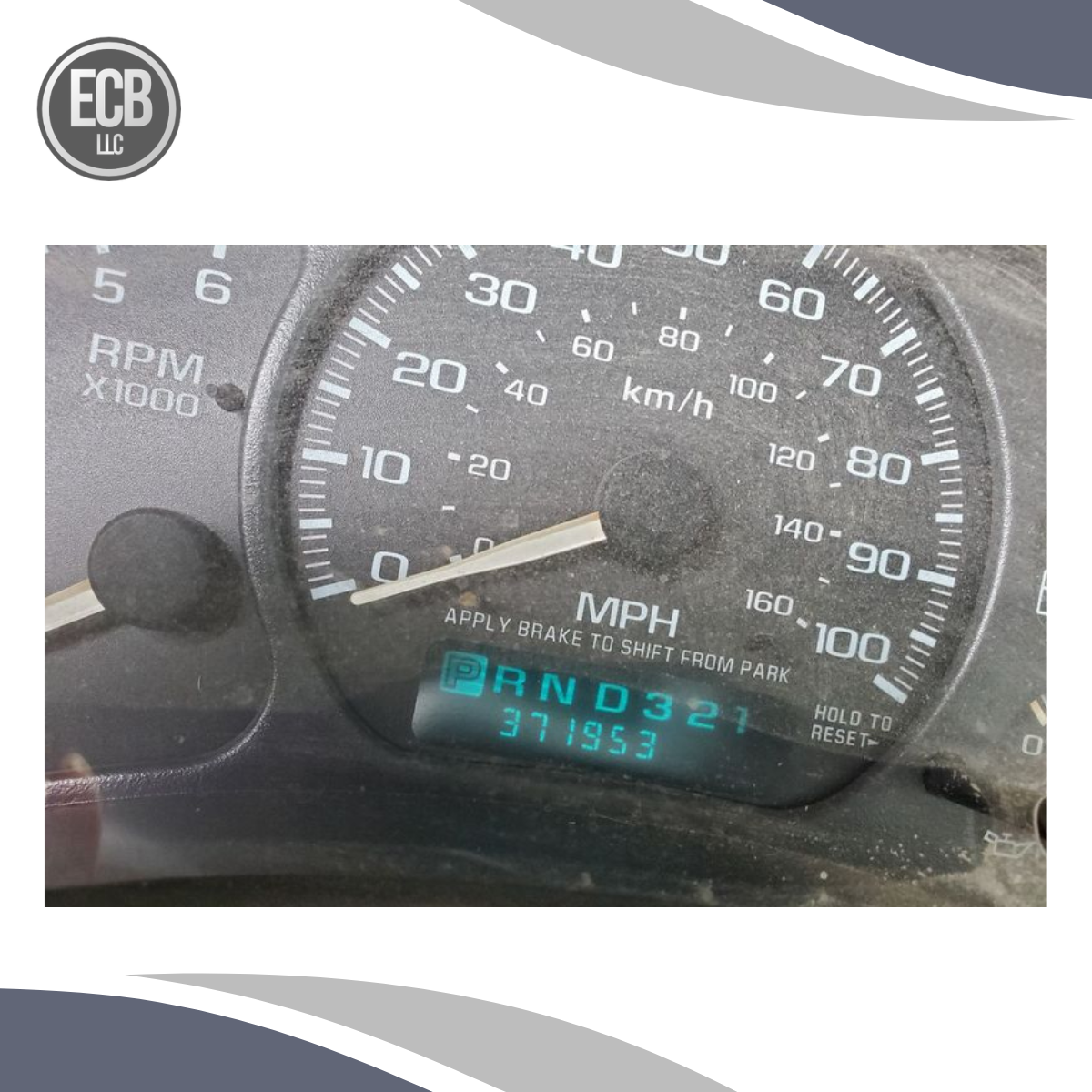 2001–2002 Chevrolet Silverado 2500 Speedometer Cluster MPH OEM — view 4
