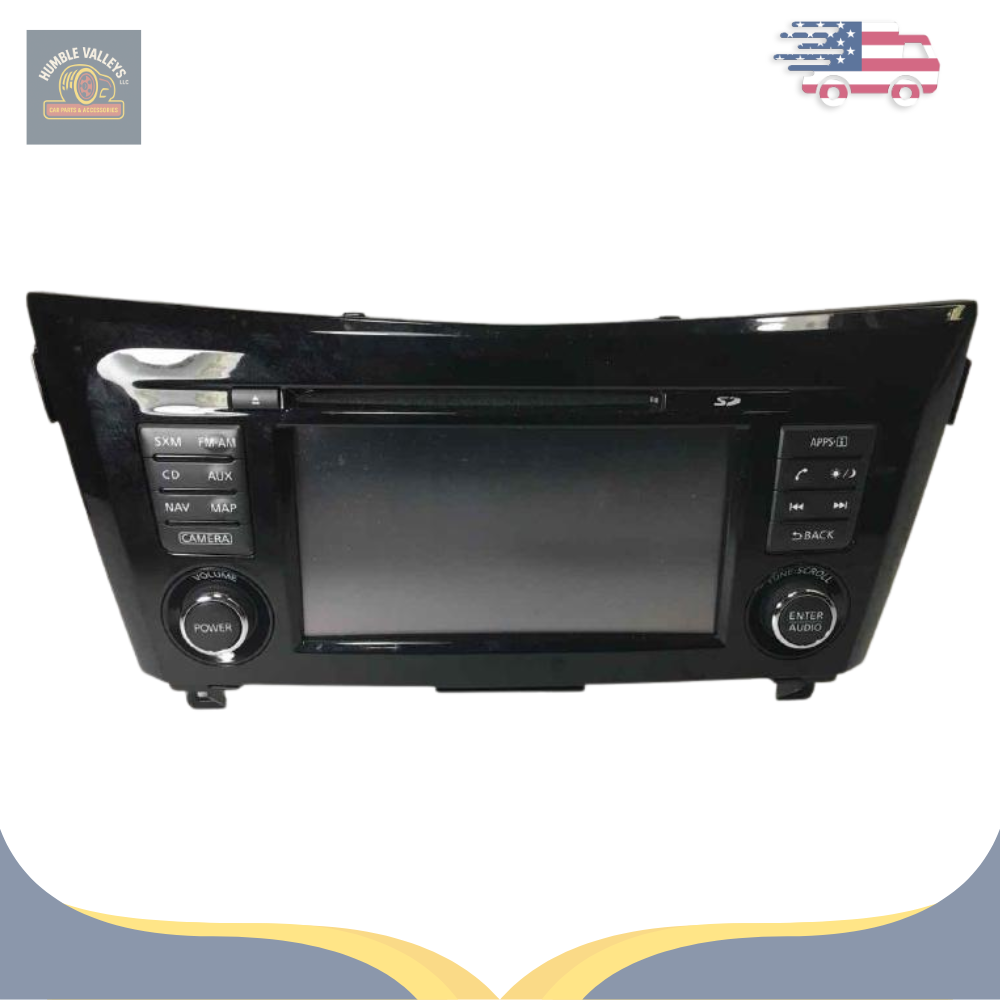 2014–2016 Nissan Rogue AM FM CD Navigation Radio Receiver OEM — view 1