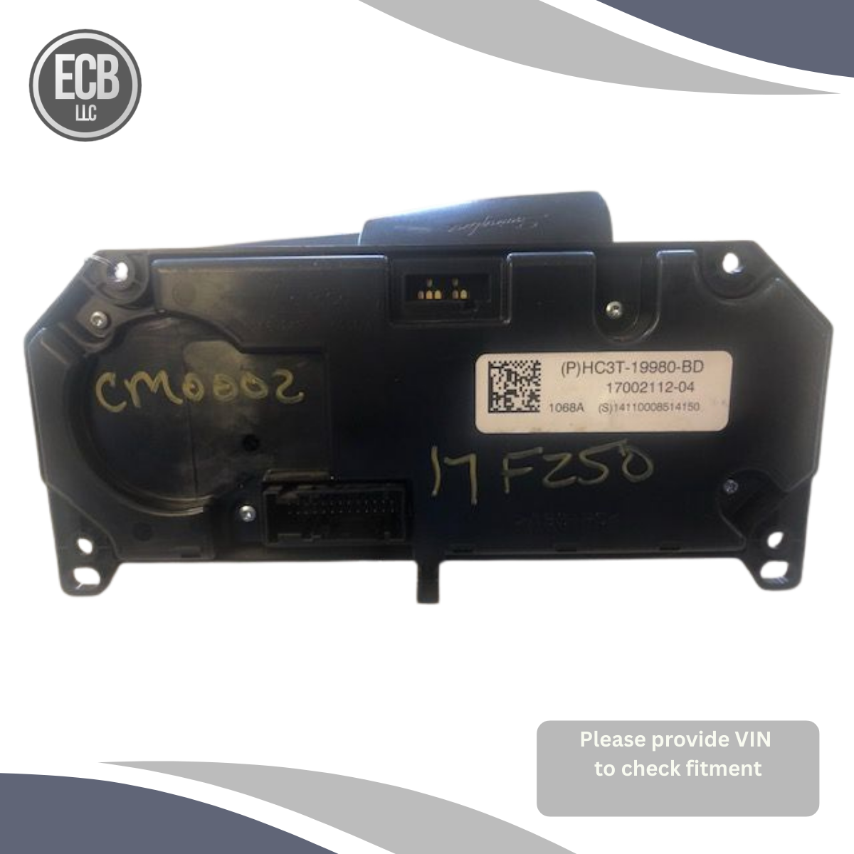 2017–2020 Ford F250SD F350SD AC Heater Climate Temp Control OEM — view 2