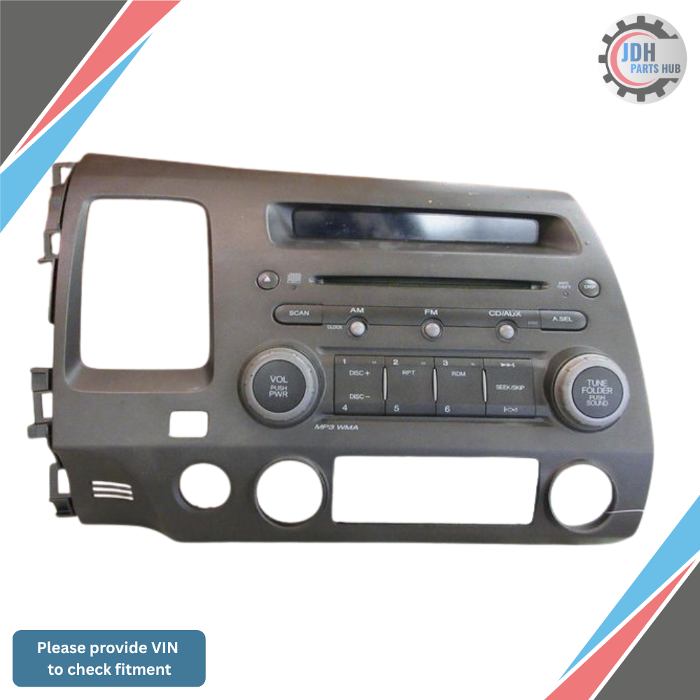 2006–2011 Honda Civic AM FM CD MP3 Radio Receiver Assembly OEM — view 1