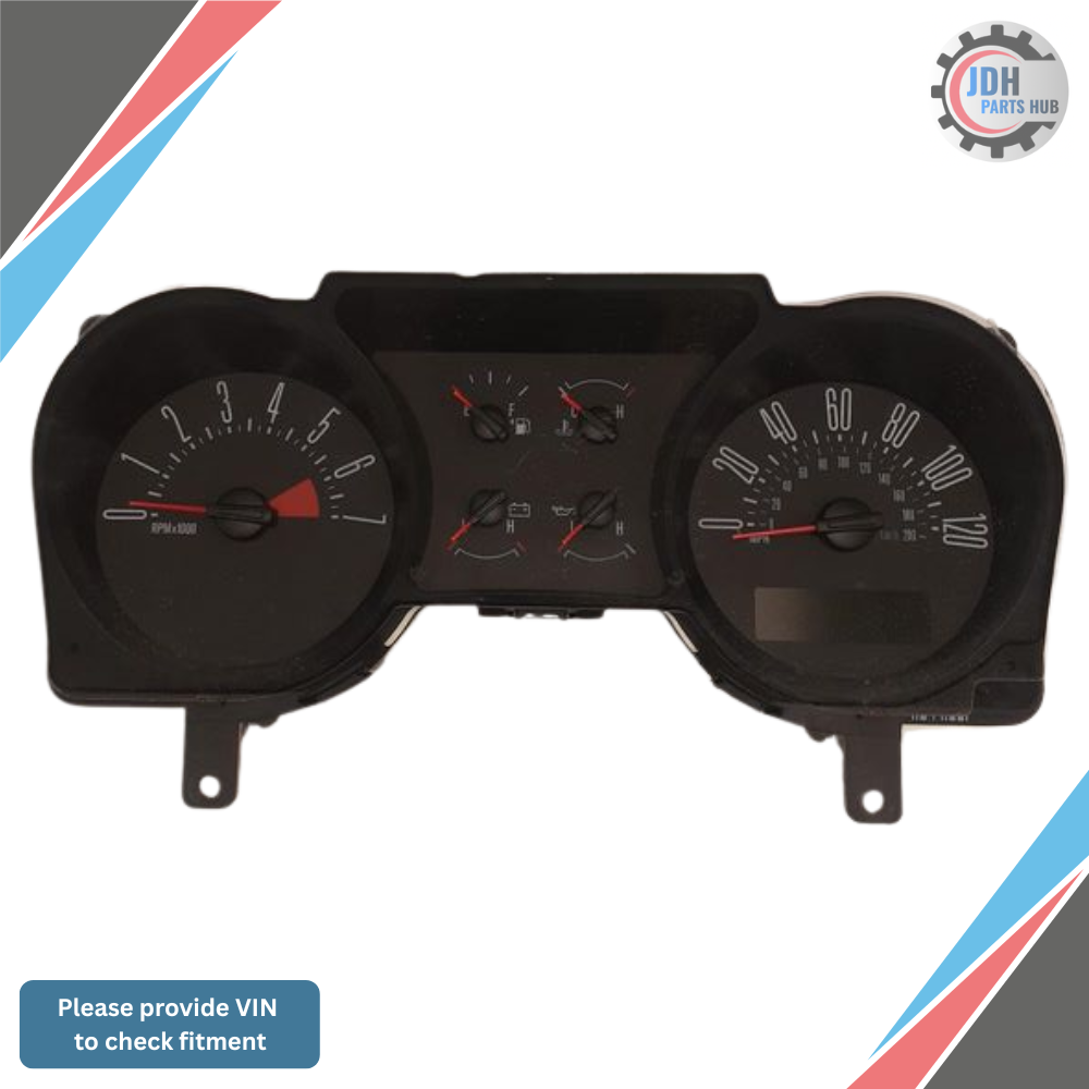 2007–2009 Ford Mustang Speedometer Tachometer MPH SOHC 6 Gauge Cluster OEM — view 1