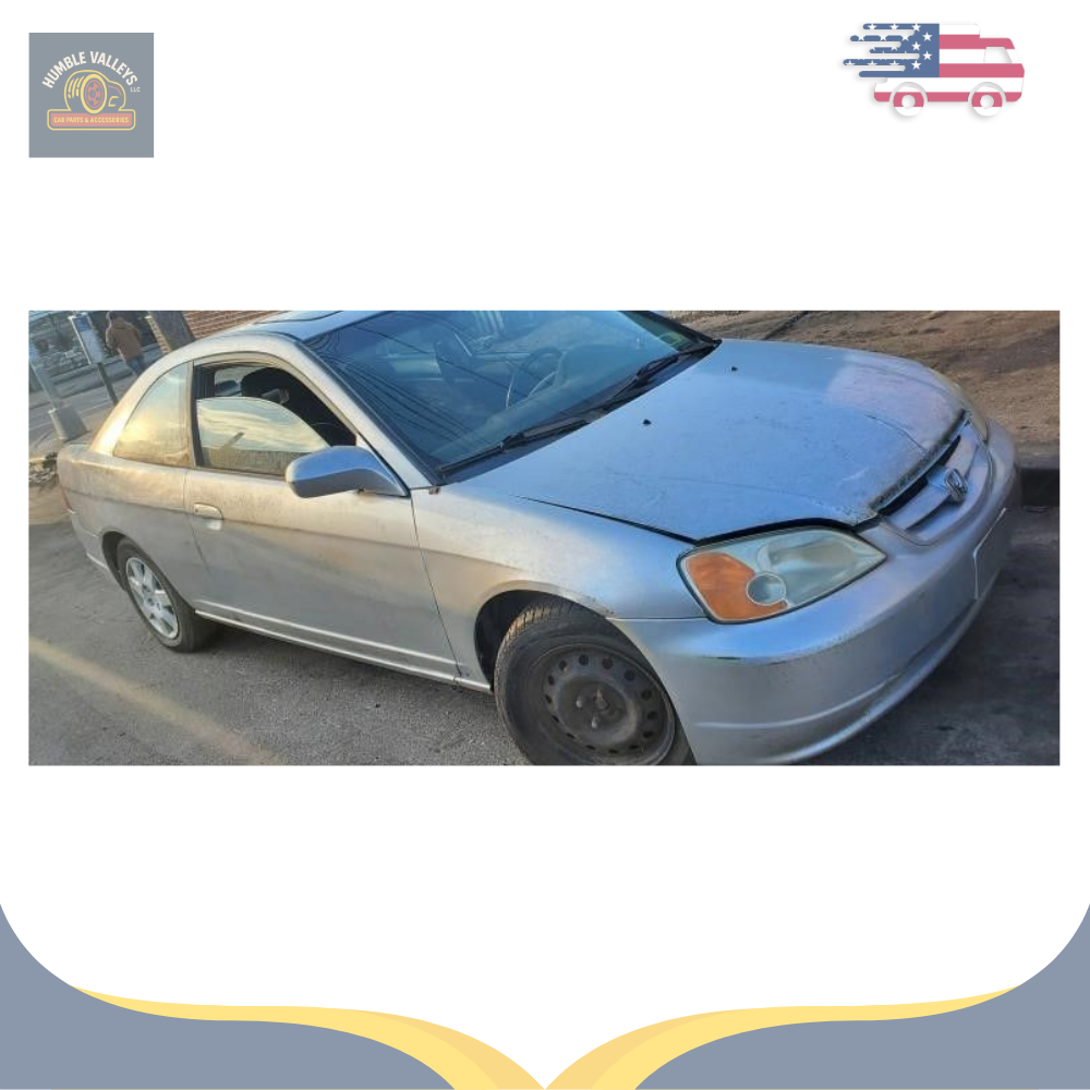2001–2005 Honda Civic Right Passenger Side View Door Mirror Power Silver OEM RH — view 4