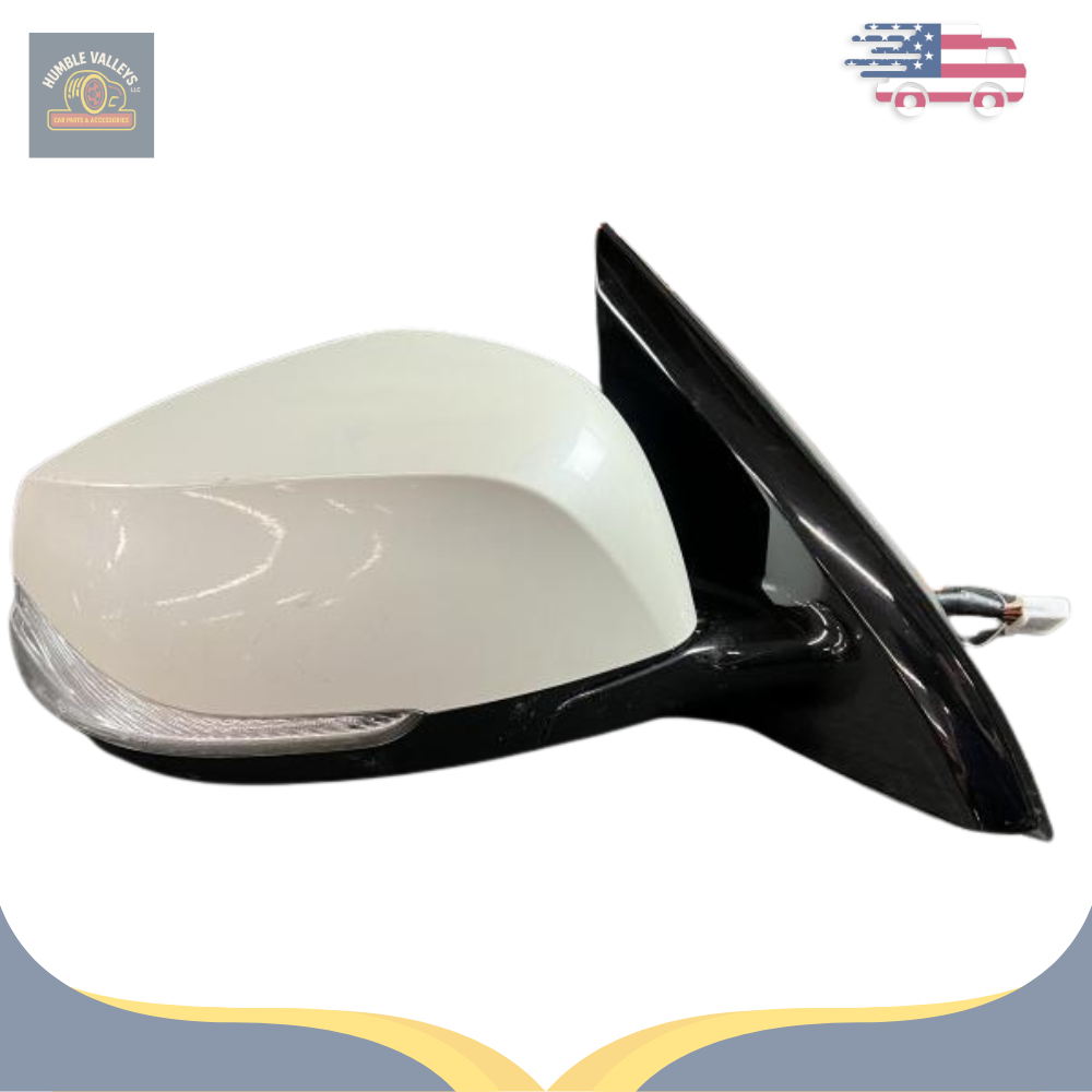 2017–2020 Infiniti QX60 Right Passenger Side Door Mirror Assembly White OEM — view 1