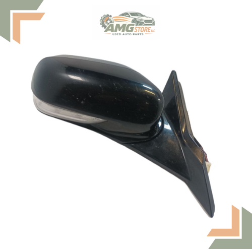 2009–2014 Acura TL Passenger Right Side View Door Mirror Assembly Black RH — view 1