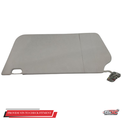 2015–2019 Ford Transit 250 Passenger RH Interior Sun Visor Gray OEM — view 1