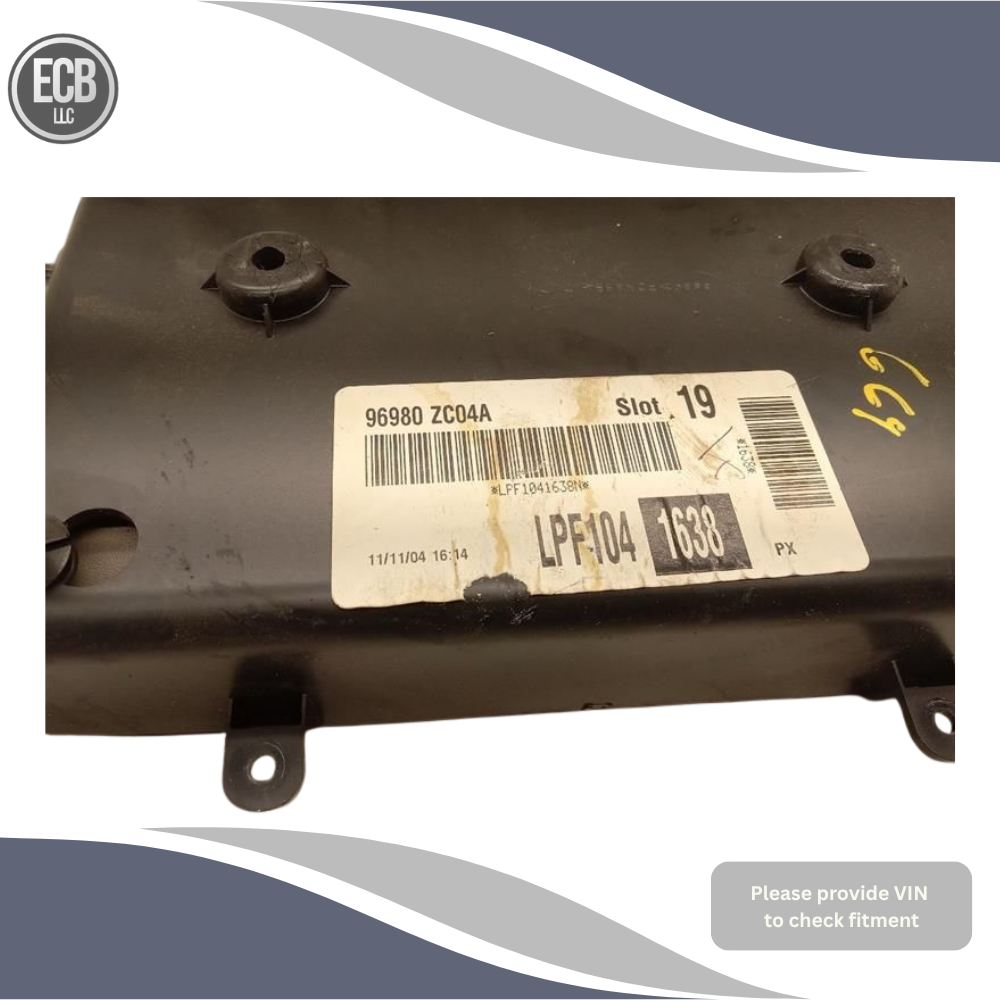 2004–2006 Nissan Titan Armada Roof Info-GPS-TV Screen Display Screen OEM — view 3