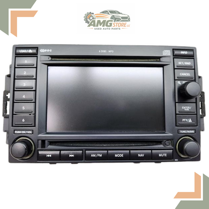 2005–2007 JEEP DODGE CHRYSLER Navigation Radio REC 6 Disc CD Player OEM — view 2
