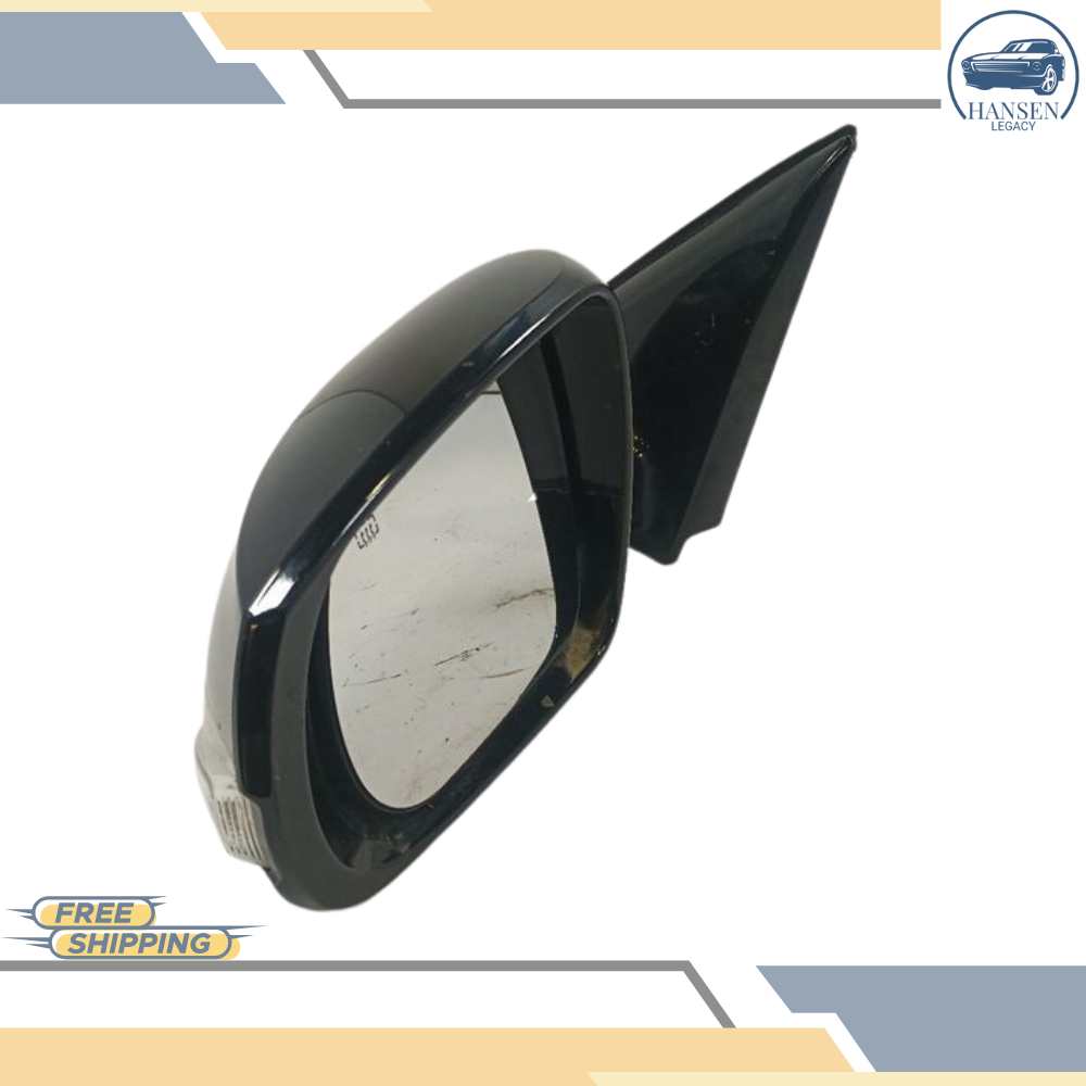 2017–2020 Infiniti QX60 Left Driver Side Door Mirror Assembly Black Power Heated — view 3