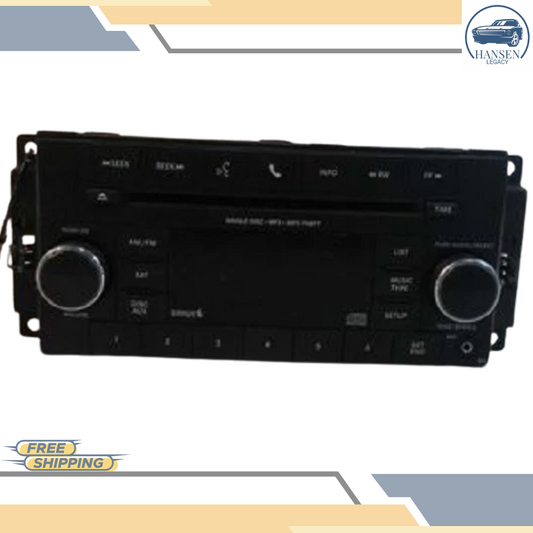 2012–2017 Jeep Patriot MP3 CD with Satellite Radio Receiver Face ID RES OEM — view 1
