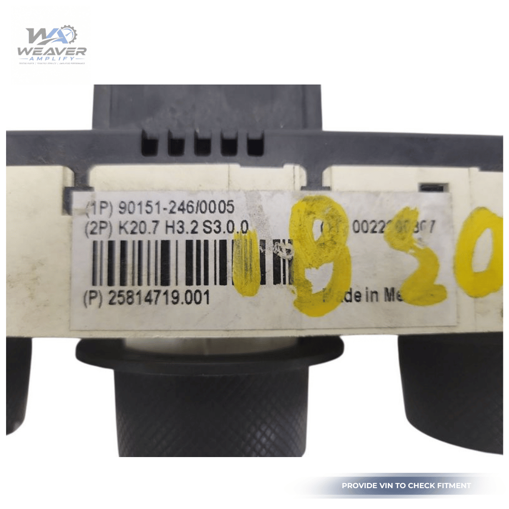 2006–2008 Hummer H3 Manual Climate AC Heater Temperature Control OEM — view 4