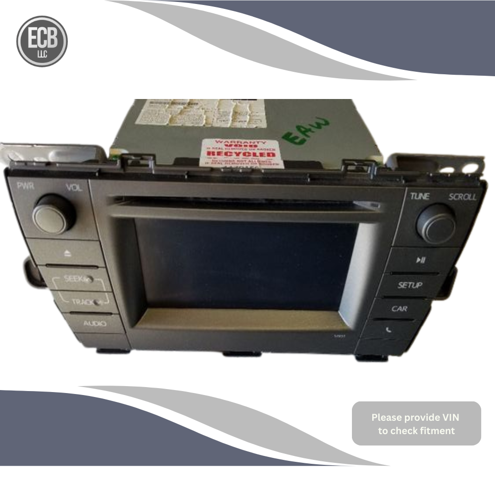 2012–2015 Toyota Prius Radio Receiver Dash Display Screen Monitor OEM — view 1
