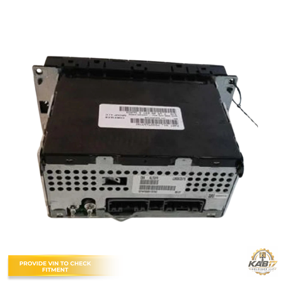 2012–2017 Jeep Patriot MP3 CD with Satellite Radio Receiver Face OEM — view 2