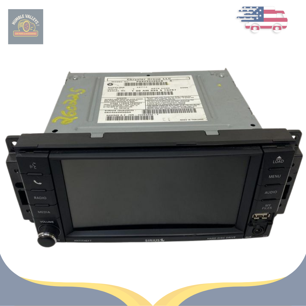 2013–2019 Dodge Caravan AM FM CD Navigation Radio Player Display Screen RHB OEM — view 1