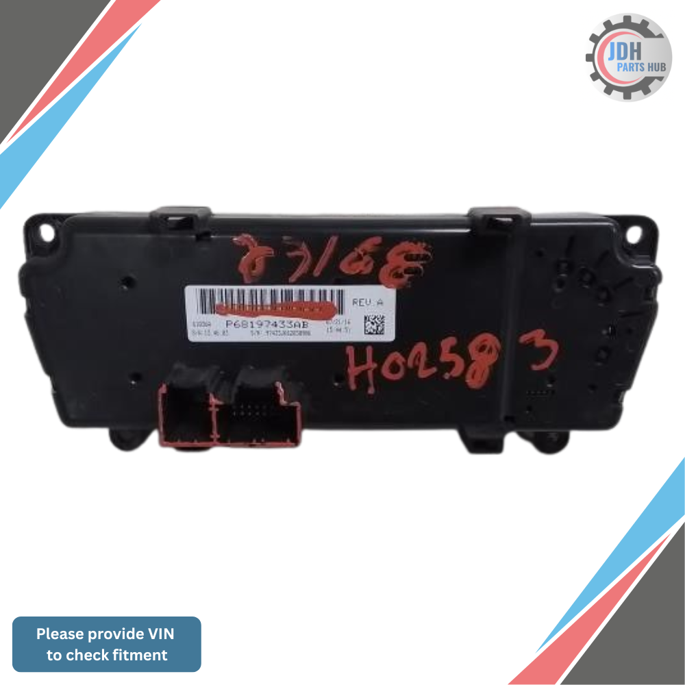 2014–2018 Jeep Wrangler A/C AC Temperature Heater Control Manual OEM — view 4