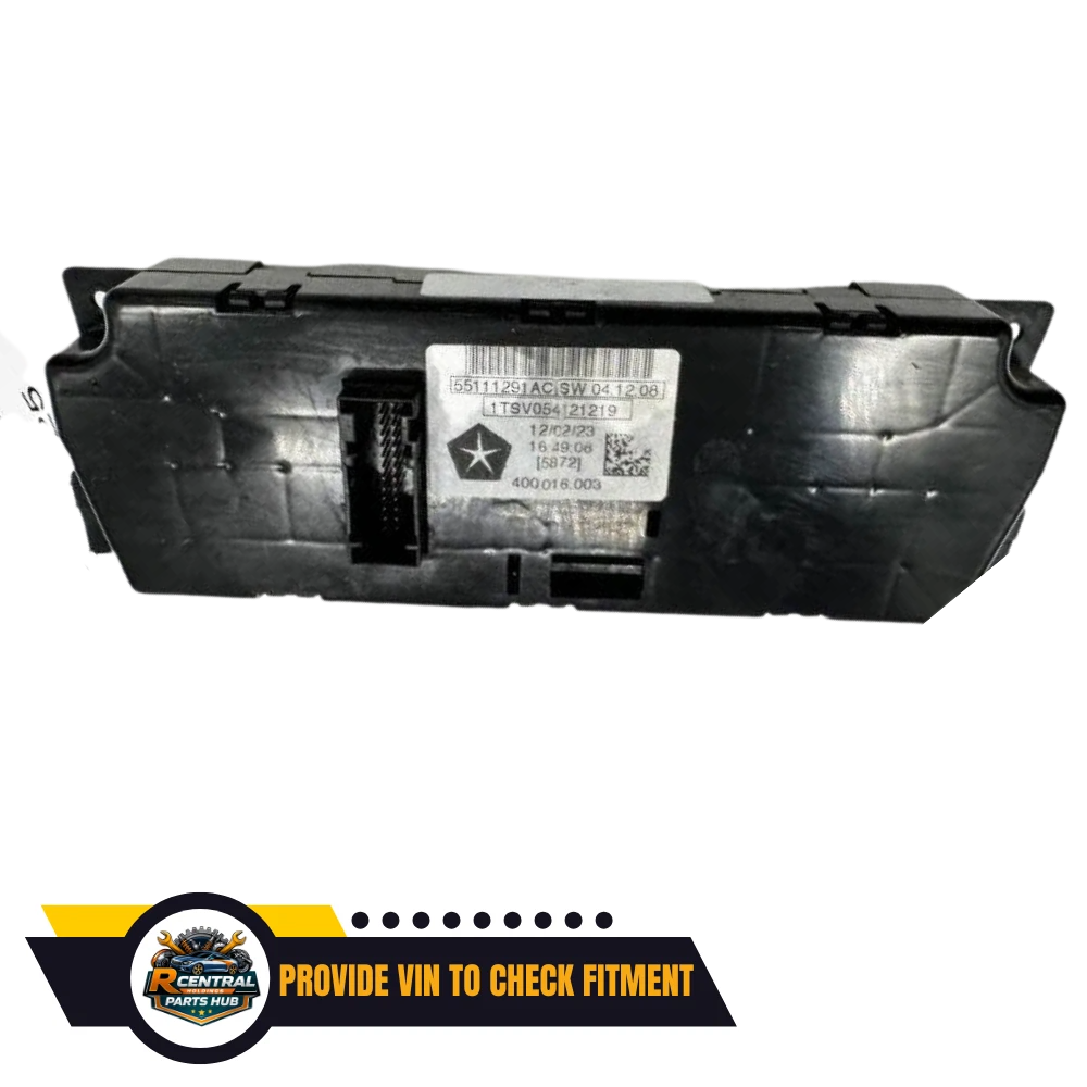 2011–2012 Dodge Ram 1500 AC Heater Climate Temperature Control with Dual Zone OEM — view 2