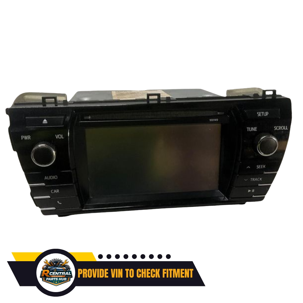 2014–2016 Toyota Corolla AM FM Audio Equipment Radio Receiver Display Screen OEM — view 1