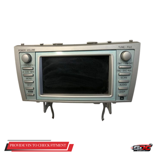 2007–2009 Toyota Camry Hybrid Radio Navigation Sat MP3/CD/DVD Player OEM E7011 — view 1