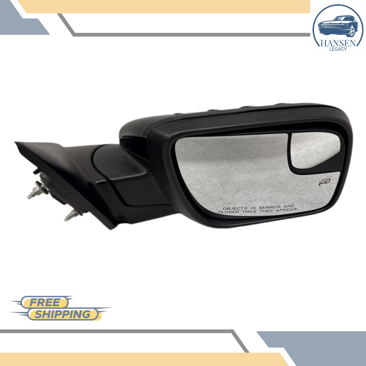 2011–2015 Ford Explorer Right Passenger Side View Door Mirror Power Black RH — view 5