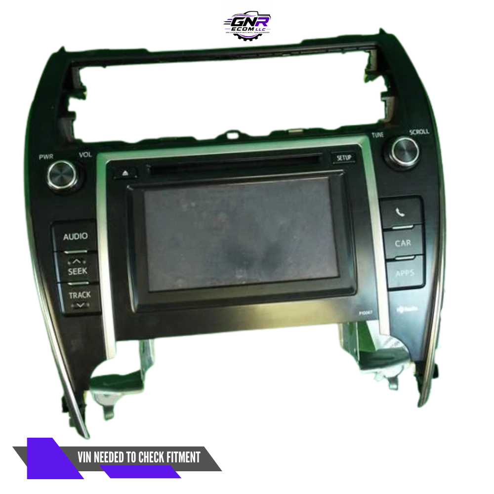 2012–2013 Toyota Camry Radio Receiver AM-FM-CD OEM — view 1