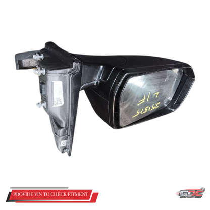 2018–2022 Chevrolet Traverse Left Driver Black Side View Door Mirror — view 2