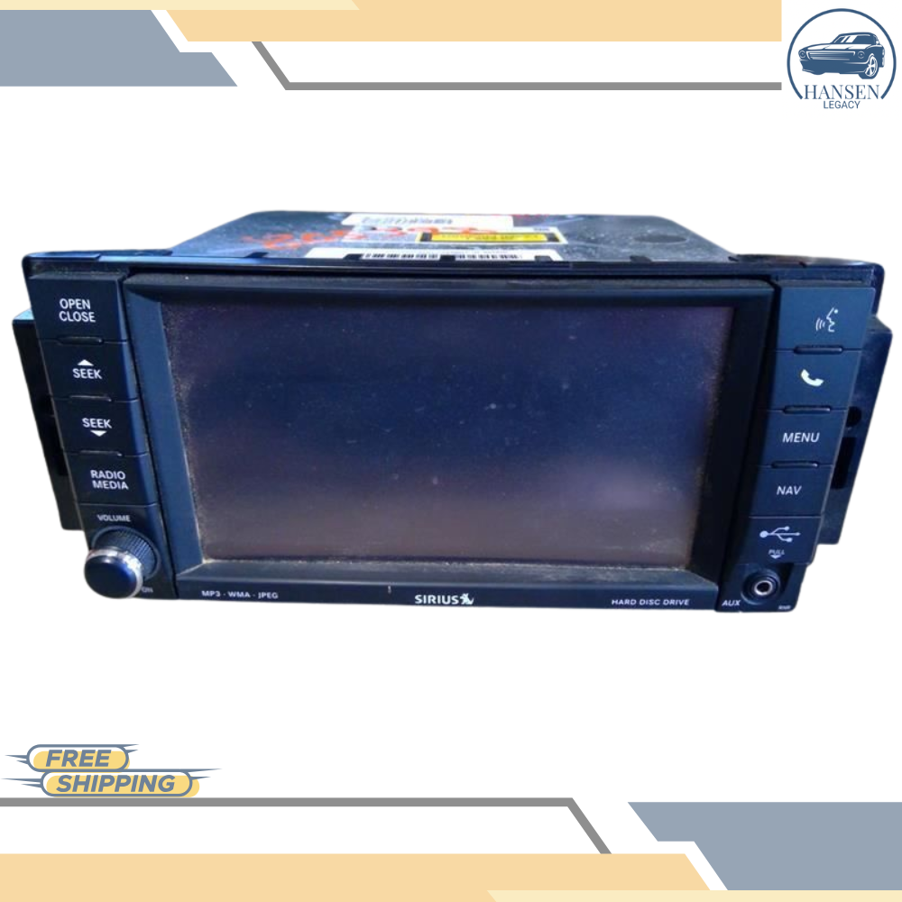 2013–2014 DODGE Challenger AM-FM-CD-DVD-H<wbr/>DD Navigation UConnect Radio RHR OEM — view 1