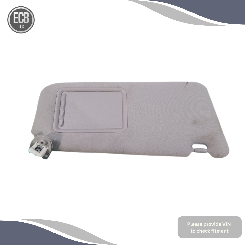 2010–2016 Toyota Venza Passenger RH Sun Visor OEM — view 1