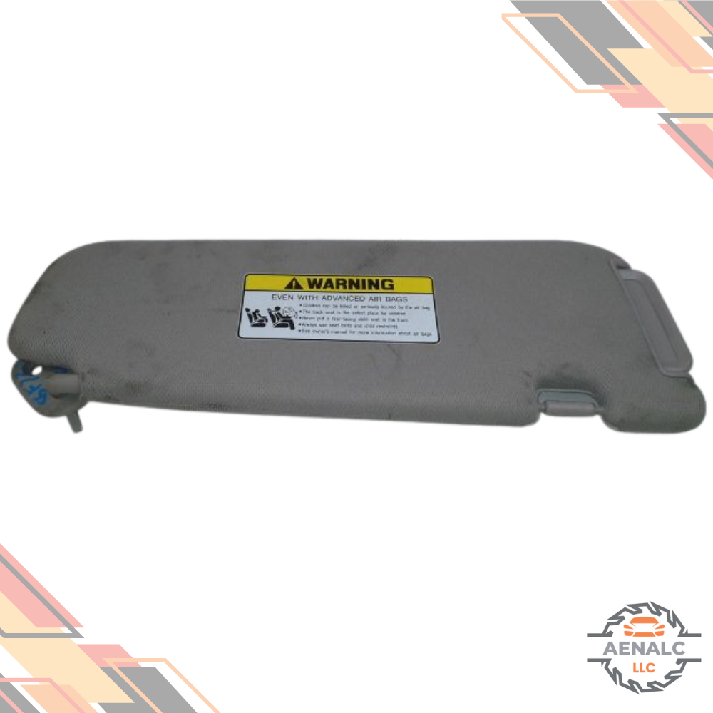 2009–2016 Hyundai Genesis LH Driver Sunvisor Sun Visor with Mirror & Extender OEM — view 2