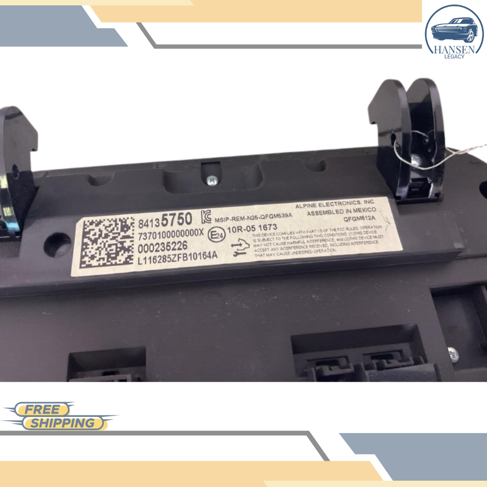 2017 Chevrolet Camaro Dash Mounted Radio Display and Control Panel 17 — view 4