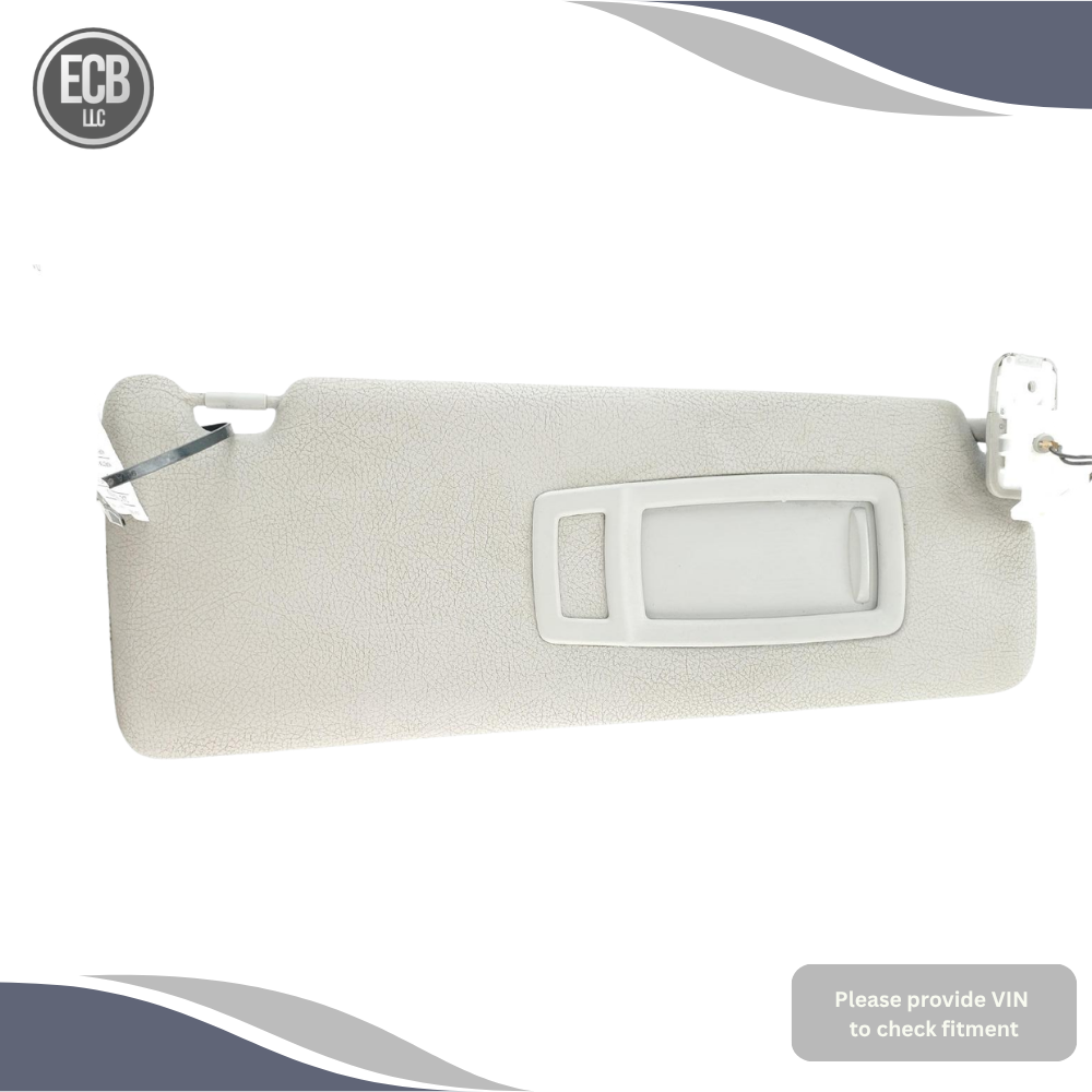 2012–2013 BMW 328i 335i RH Passenger Sunvisor Sun Visor with Mirror OEM — view 2