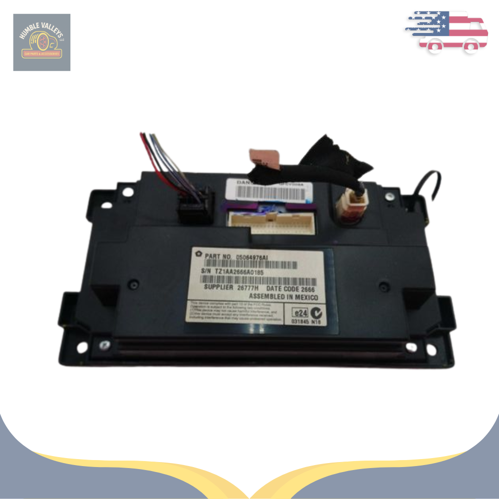 2011–2018 Dodge JOURNEY Radio Display Receiver 4.3" SATELLITE AM FM CD MP3 OEM — view 2