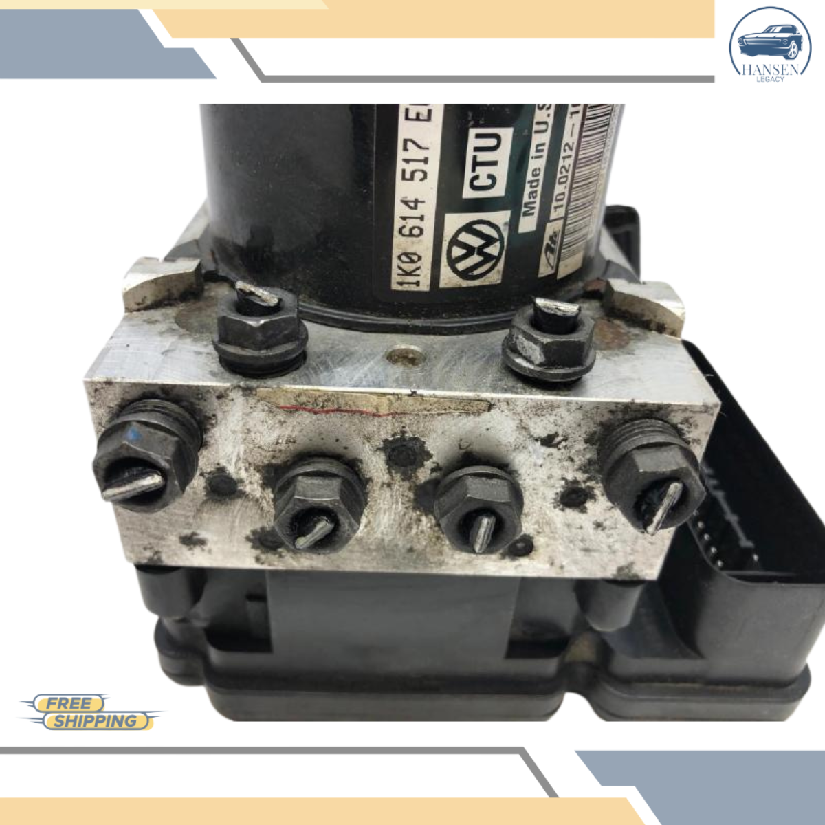 2014–2015 Volkswagen Beetle ABS Anti Lock Brake Actuator Pump 14 15 — view 2
