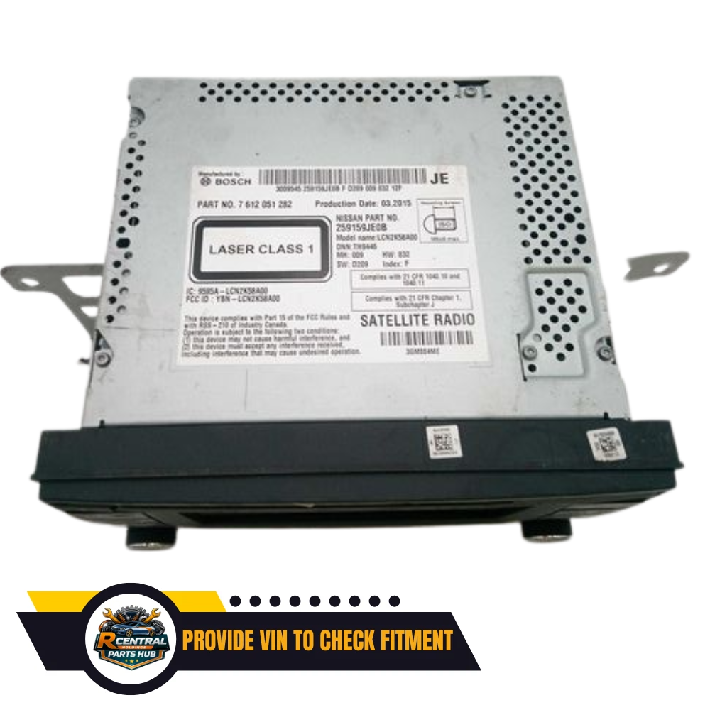 2015 Nissan Sentra CD Player Radio Receiver Navigation With Display Screen OEM — view 2