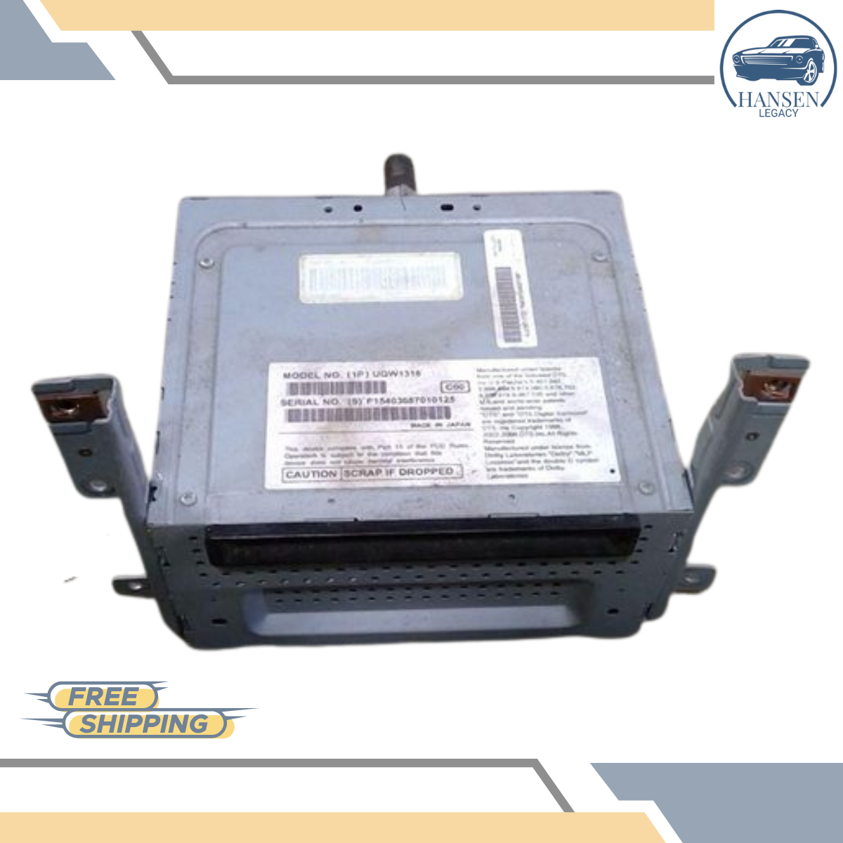 2011–2012 Ford F150 Radio Receiver AM-FM-CD-MP3-s<wbr/>ingle disc ID BL3T-19C156-BA — view 3