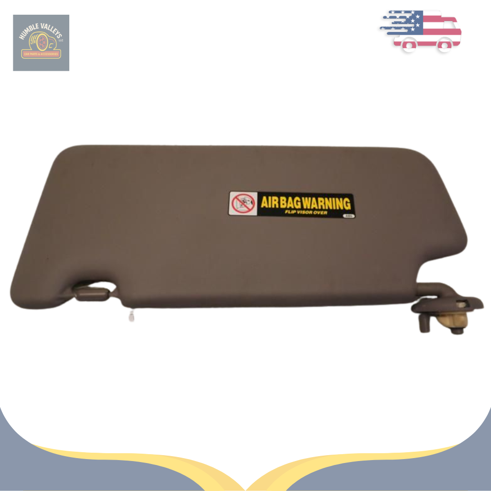 2012–2015 Honda Civic RH Passenger Sunvisor Sun Visor with Mirror OEM — view 2