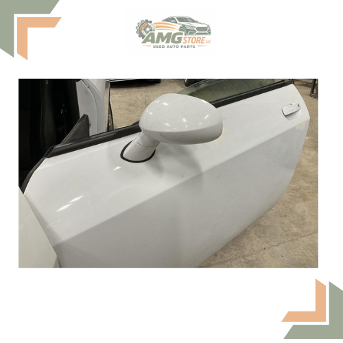 2015–2019 Dodge Challenger Left Driver Side View Mirror Heated White 16 17 18 — view 1