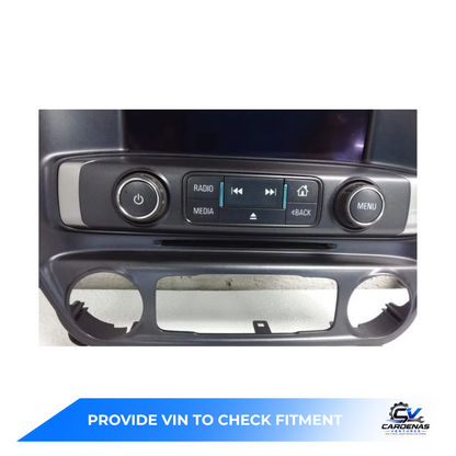 2014 Chevrolet Silverado 1500 2500 Audio Radio Control Panel with Screen 23176312 — view 3